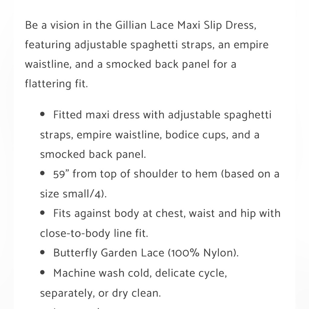 NWT Lilly Pulitzer Gillian Lace Maxi Butterfly Slip Dress - Picture 2 of 16